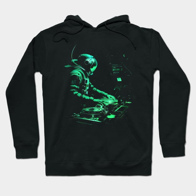 Cool Music DJ - Space Tunes Hoodie by HideTheInsanity